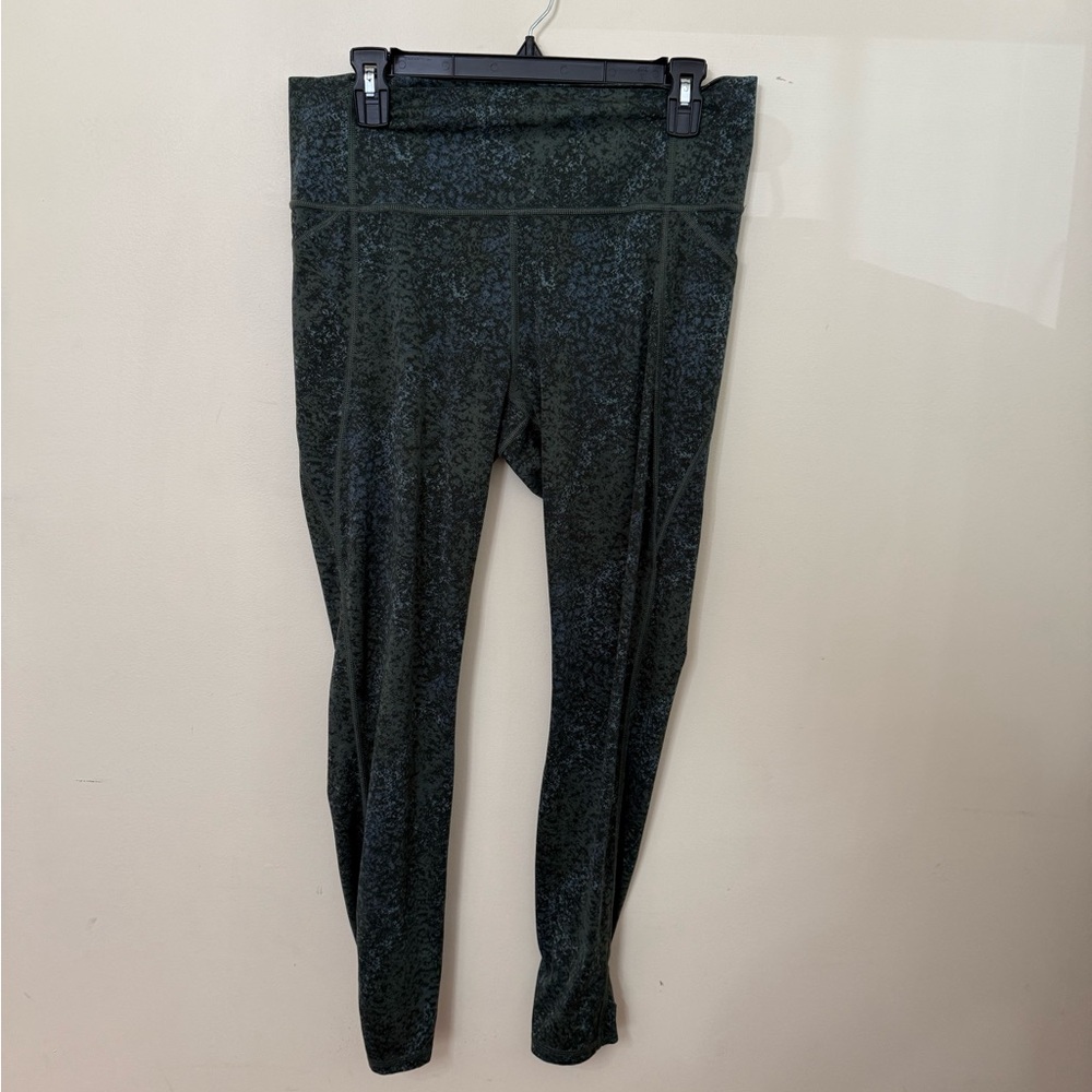 All in Motion Green Patterned Leggings